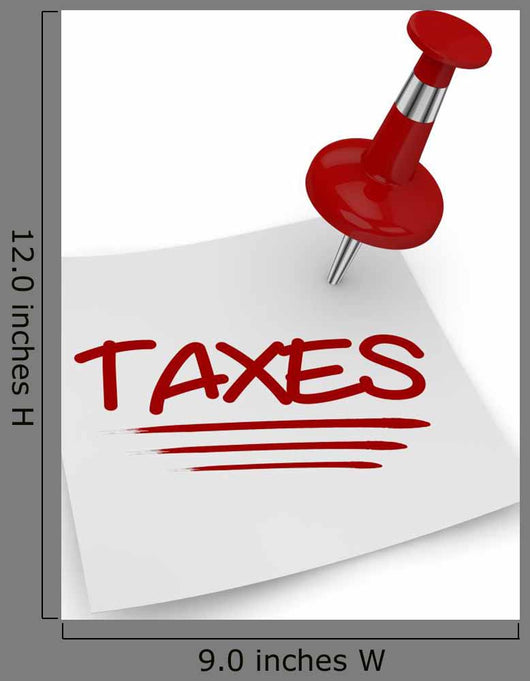 Time for Taxes Wall Decal