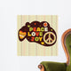 Hippie peace symbol Wall Mural