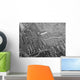 Black and White Computer Circuit Board Wall Mural