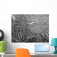 Black and White Computer Circuit Board Wall Mural
