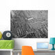 Black and White Computer Circuit Board Wall Mural