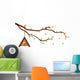 Tree Branch with Bird Wall Mural