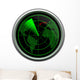 Military radar screen Wall Decal