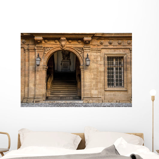 Old House Entrance Wall Mural