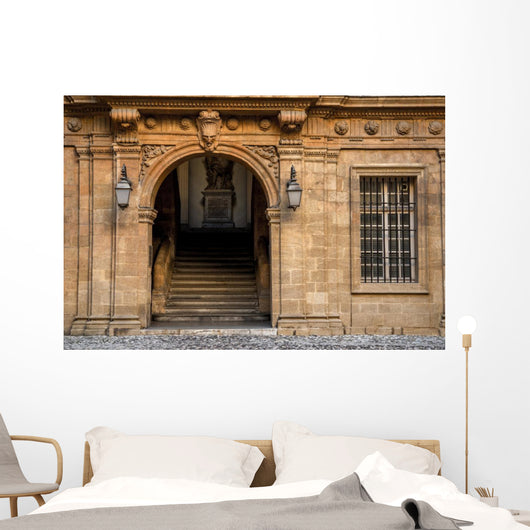Old House Entrance Wall Mural