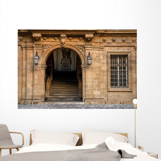 Old House Entrance Wall Mural
