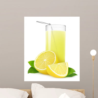 Lemonade Wall Decal shown on a wall
