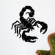 Stylised Scorpion illustration Wall Decal