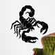 Stylised Scorpion illustration Wall Decal