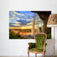 Seljalandfoss waterfall at sunset in HDR, Iceland Wall Mural