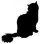 Silhouette of a Cat Wall Decal