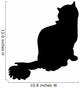 Silhouette of a Cat Wall Decal
