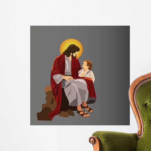 Jesus Wall Mural