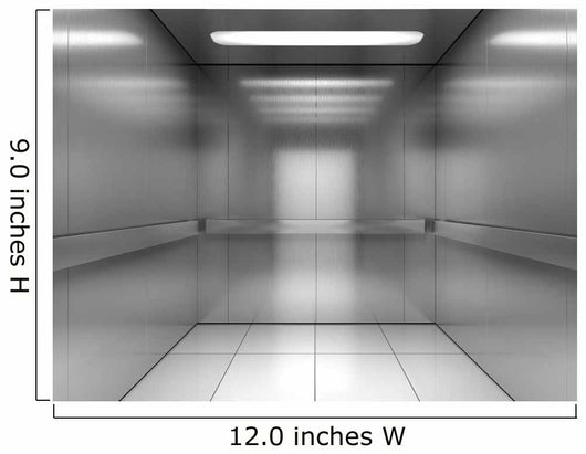 Inside of elevator Wall Mural