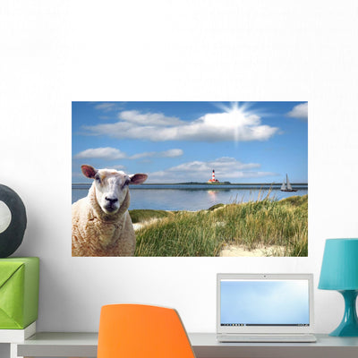 Westerhever North Friesland shown on a wall