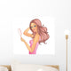 Beauty woman pic Wall Decal