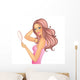 Beauty woman pic Wall Decal