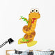 Illustration of Cute Snake Vector Wall Decal