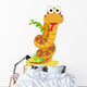 Illustration of Cute Snake Vector Wall Decal