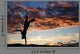 Silhouette Kid Doing One