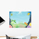 Friends and space of the sea Wall Mural