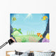 Friends and space of the sea Wall Mural