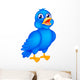 Happy Blue Bird Wall Decal