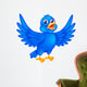 Happy Blue Bird Wall Decal