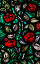 Roses Stained Glass Window