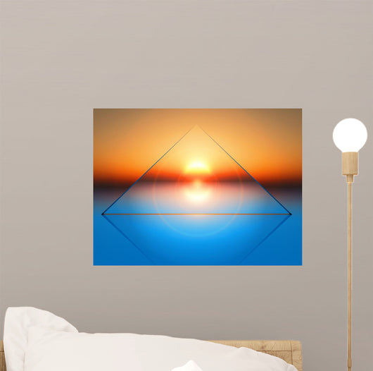 Triangular Shape Wall Mural