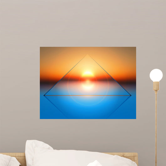 Triangular Shape Wall Mural