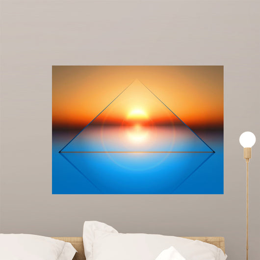 Triangular Shape Wall Mural