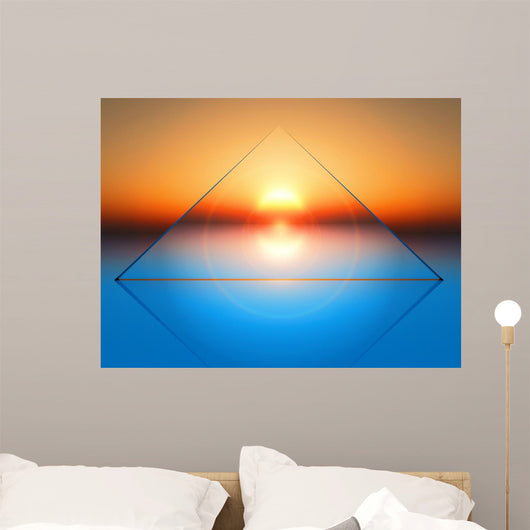 Triangular Shape Wall Mural