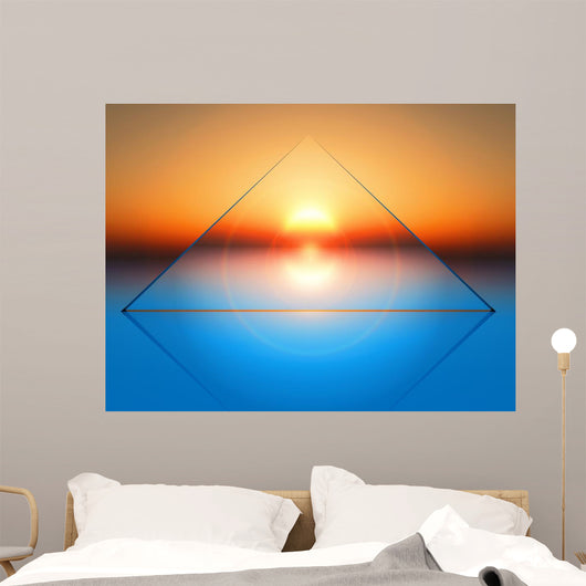 Triangular Shape Wall Mural