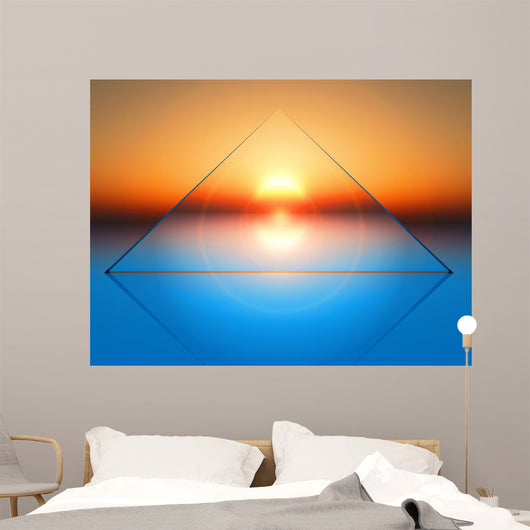 Triangular Shape Wall Mural