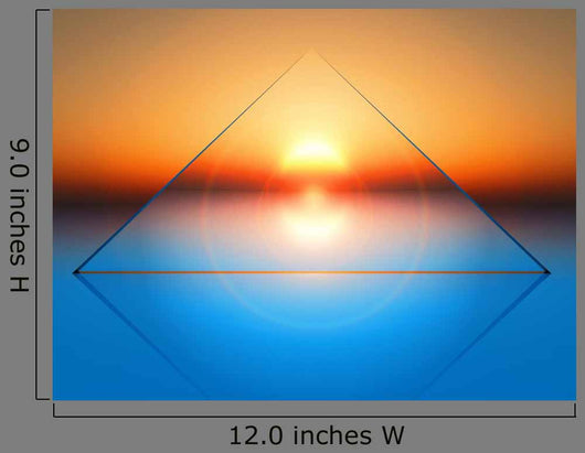 Triangular Shape Wall Mural