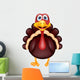 Turkey cartoon Wall Decal