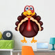 Turkey cartoon Wall Decal