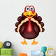 Turkey cartoon Wall Decal