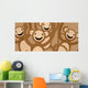 Happy Monkeys Wall Mural