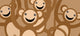 Happy Monkeys Wall Mural