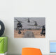Helicopter Scramble Wall Mural