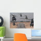 Helicopter Scramble Wall Mural