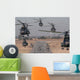 Helicopter Scramble Wall Mural