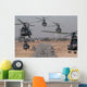 Helicopter Scramble Wall Mural