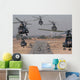Helicopter Scramble Wall Mural