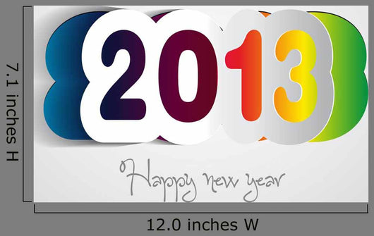 Paper Lettering 2013 Vector