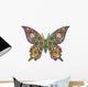 Butterfly Psychedelic Art Wall Decal
