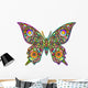 Butterfly Psychedelic Art Wall Decal