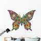 Butterfly Psychedelic Art Wall Decal